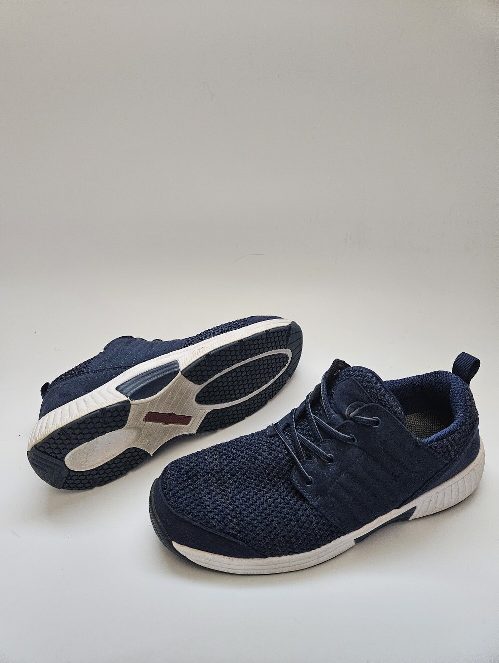 Orthofeet Tacoma 529 Men’s Size 10D Blue Mesh Athletic Diabetic Shoe